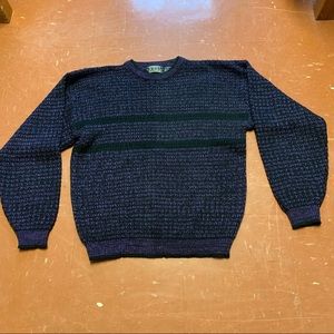 Vintage 80s 90s Purple Knit Sweater